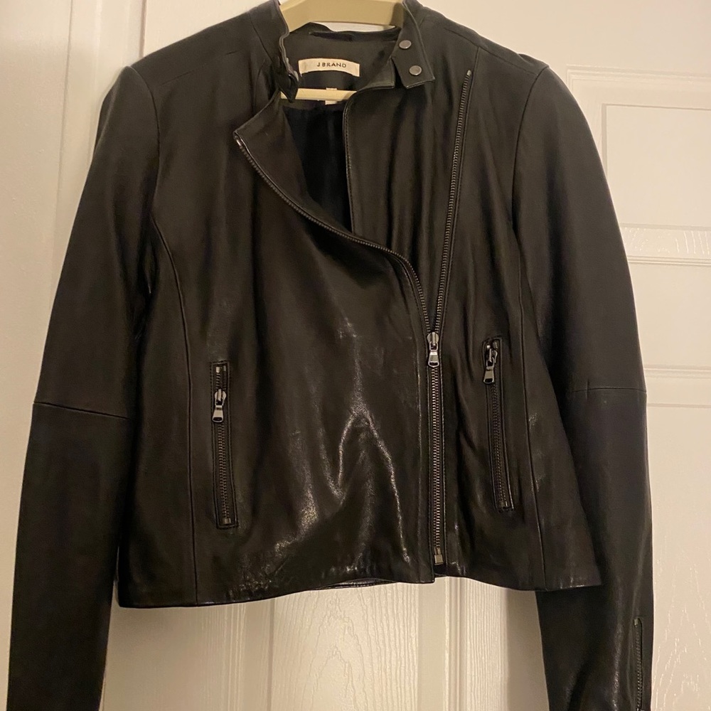JBrand 100% lamb leather jacket